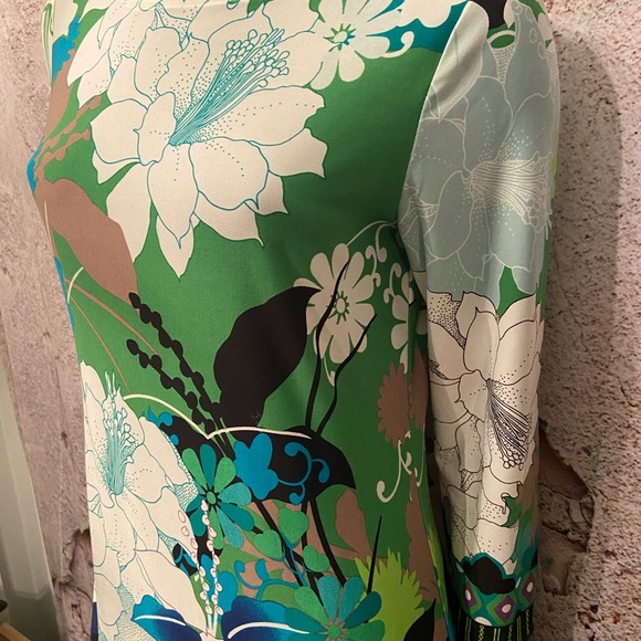 London Times Multi Print Artist Stretch Dress - Picture 3 of 7